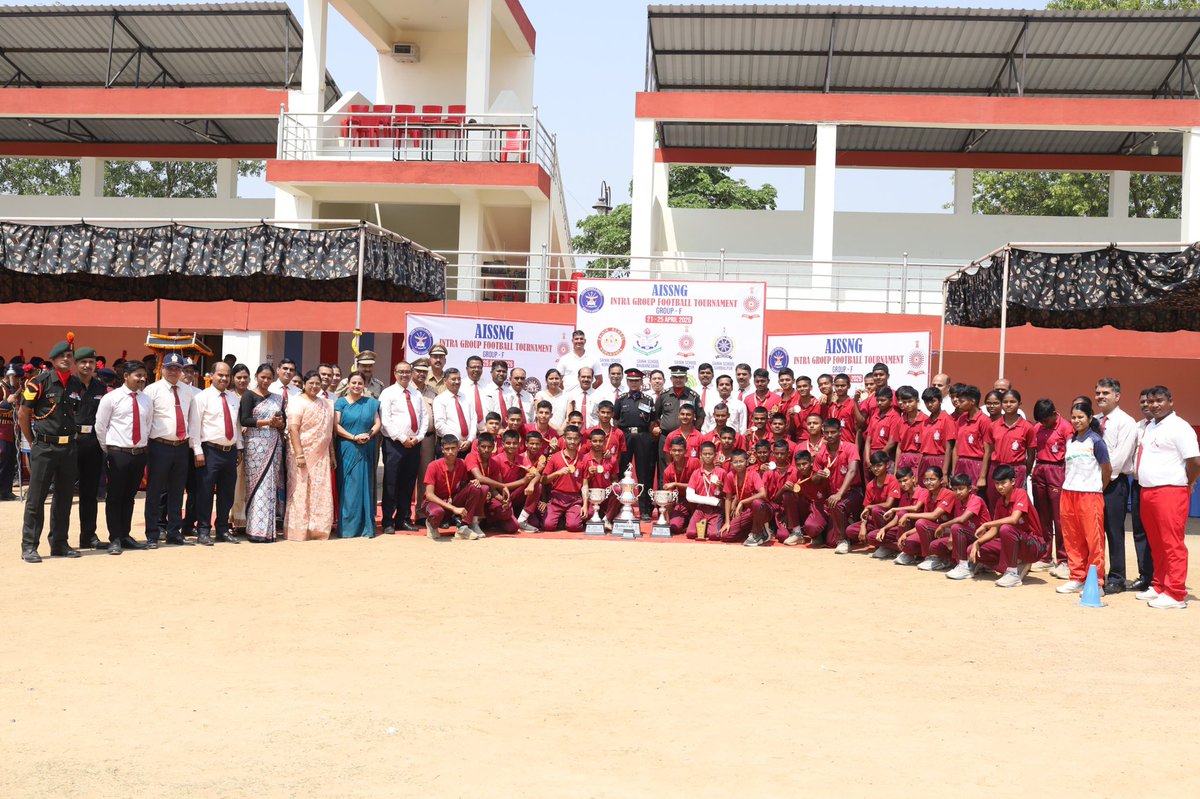 🏆 Proud Moment! Sainik School Ambikapur triumphs as Overall Champions at the All India Sainik School Football Tournament (Intra Group ‘F’) 2026-27!

They also dominated the Junior and Sub-Junior categories for a clean sweep! ⚽

The Girls’ category was won by Sainik School