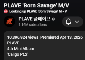 Should we all try manual MV streaming just for 24 hours to see if the views will get better?

Manual as in
1. Search for the MV 'PLAVE Born Savage' instead of using direct links
2. Watch the MV from beginning til the end (don’t skip or fast forward)
3. Do not loop or mute
4. Play