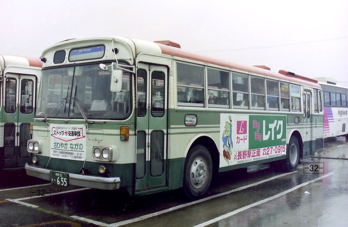 川中島バス Kawanakajima Bus 長野22あ・655 RE101 1977年式 長野市内