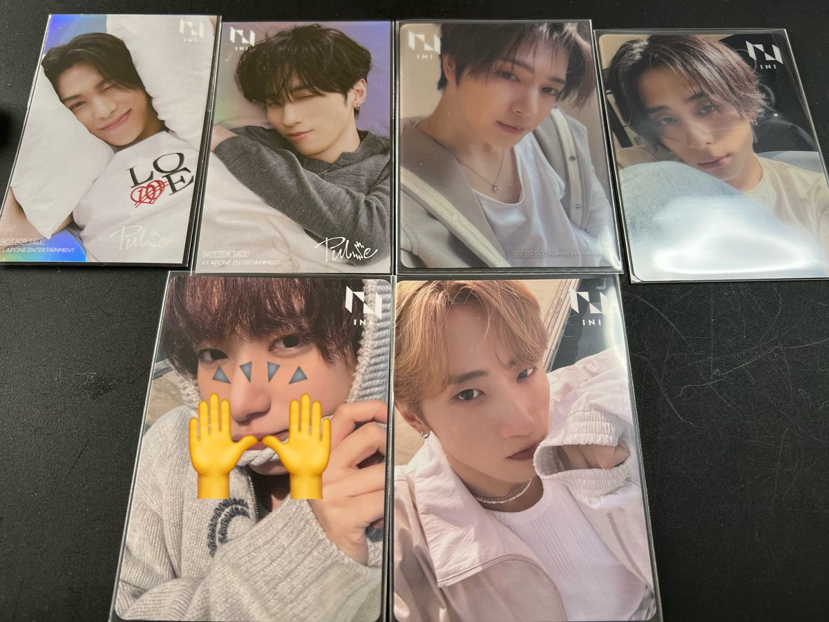 z2pr8's tweet photo. INI PULSE 特典 トレカ 交換

【譲】画像1,2
ラポネストア 池﨑 許
HMVオンライン 佐野 西
リミスト 許
ホワトレ 佐野
タワレコ店舗 池﨑 佐野
タワレコ渋谷 池﨑 後藤

【求】画像3
同種 髙塚or異種(💕)

ただいま渋谷におります。
お気軽にお声掛けください。

 #INI交換 https://t.co/GYRh7g2Uqq