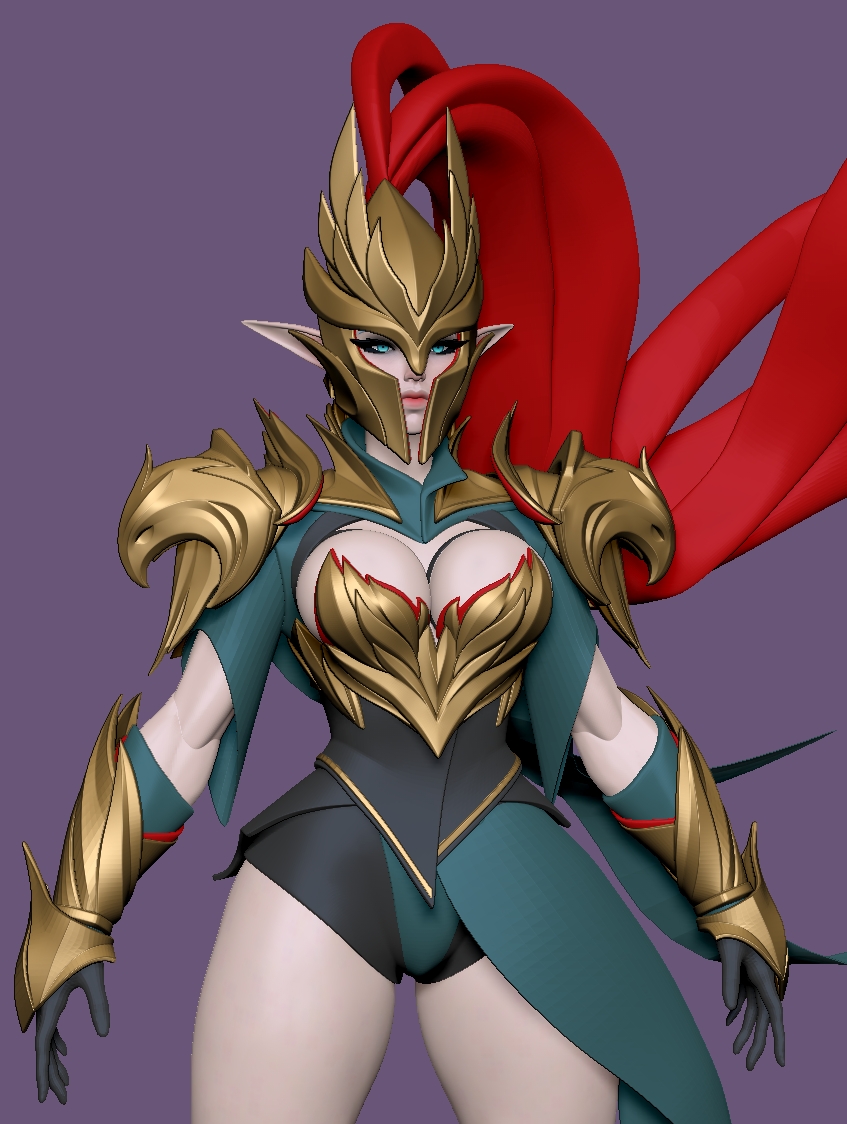 IgorNeman's tweet photo. Blockout stage of an original character.
This time I tried to design everything from scratch without a concept.
Exploring silhouette, proportions and overall shape language. https://t.co/dUa2QZrldI