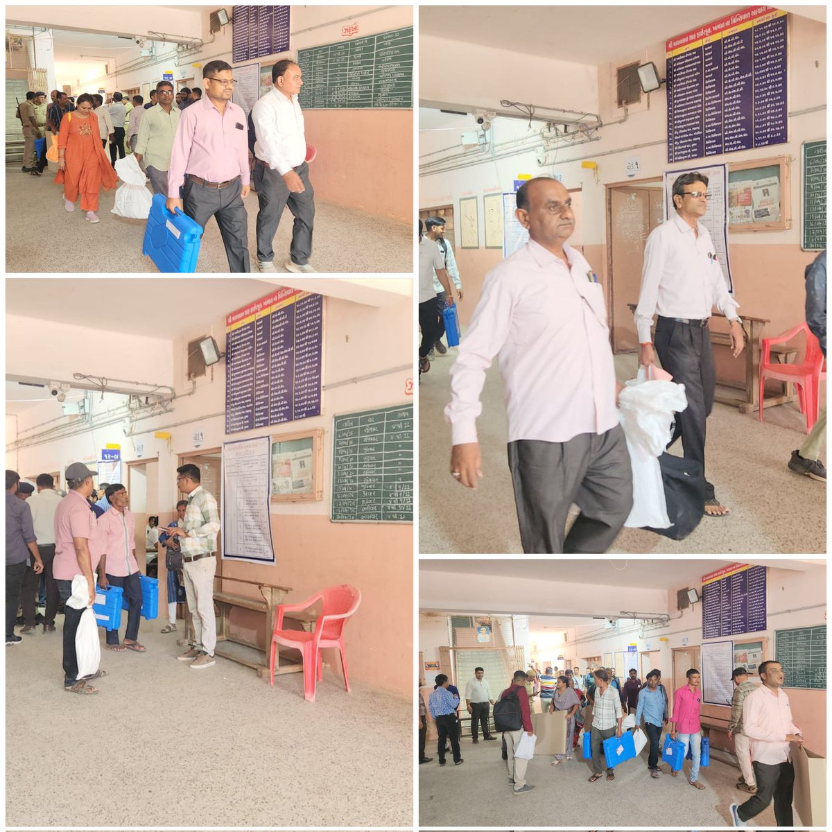 સ્થાનિક સ્વરાજની સામાન્ય ચૂંટણી -2026  અંતર્ગત ખંભાત નગરપાલિકા સામાન્ય ચૂંટણી અન્વયે ડિસ્પેચિંગ સેન્ટરથી પોલિંગ સ્ટાફને મતદાન મથકો ખાતે રવાના કરવામાં આવ્યા.
<a href="/SECGujarat/">SEC, Gujarat</a> 
<a href="/CollectorAnd/">Collector and DM Anand</a>