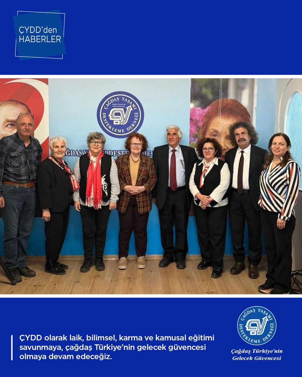 CagdasYasamDD's tweet photo. Genel Başkanımız Prof. Dr. Ayşe Yüksel, GMYK üyemiz Prof. Dr. Filiz Meriçli ile birlikte ÇYDD Konya Şubemizin 23 Nisan’da gerçekleştirilen yeni bina açılışına; ardından 23 Nisan Ulusal Egemenlik ve Çocuk Bayramı kapsamında düzenlenen etkinliklere katıldı.

ÇYDD olarak laik, bilimsel, karma ve kamusal eğitimi savunmaya, çağdaş Türkiye’nin gelecek güvencesi olmaya devam edeceğiz.

#GelecekGüvencesi 
#ÇağdaşYaşamıDesteklemeDerneği