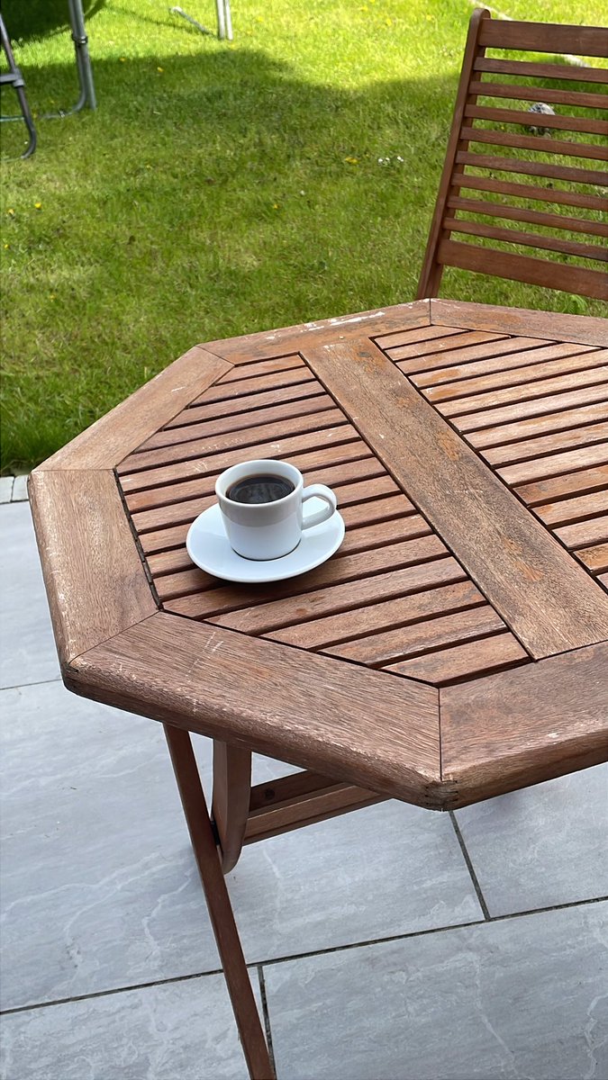 Civilised start to the day before all the chaos  starts.