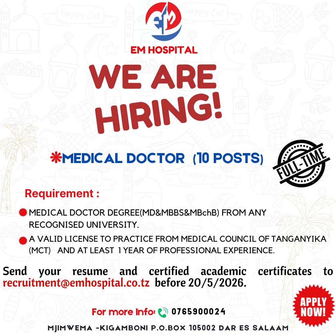 EM Hospital Tanzania (@EMHospitalTz) / Posts / X