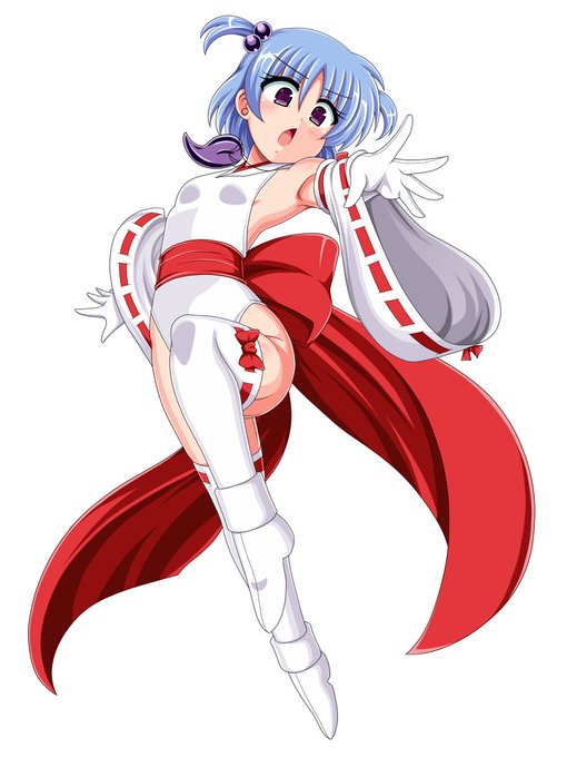 #これを見た人は自分の看板娘の画像を貼れ うちの看板娘『水依 唯(みずより ゆい)』ちゃん、水属性退魔巫女のJS5年生です。 C108が当選したら新刊はうちの子で行けたらと考えておりますのでどうぞよろしくお願い申し上げます!