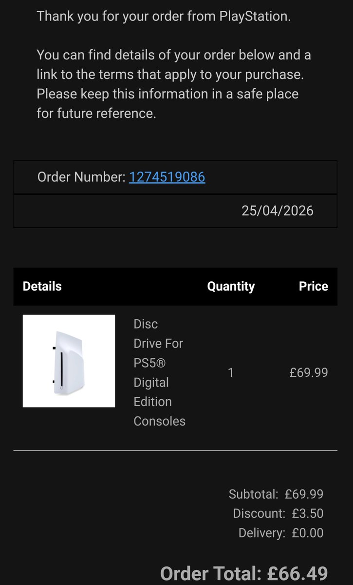 PeterP_1985's tweet image. With how the PS Digital store operates, and the inability to buy digital PS games cheaper from other game key websites, decided to grab a disc drive for the PS5 Pro.

Will likely get most PS5 games on disc from now on.

#PlayStation