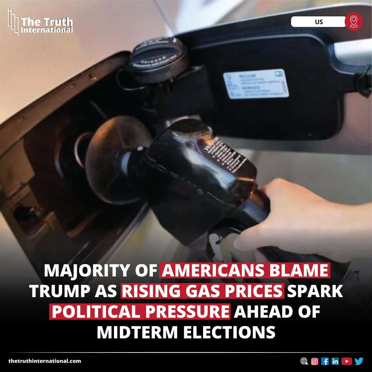ttimagazine's tweet image. Majority of Americans Blame Trump as Rising Gas Prices Spark Political Pressure Ahead of Midterm Elections

CLICK HERE: thetruthinternational.com/majority-of-am…

#Majority #Americans #Blame #USPresident #DonaldTrump #Rising #GasPrices #Political #Pressure #Midterm #Elections #TTI