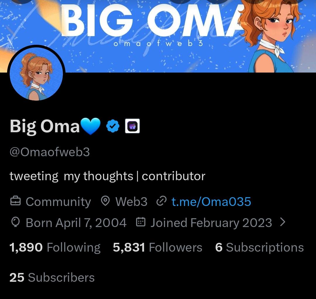Big Oma💙 tweet media
