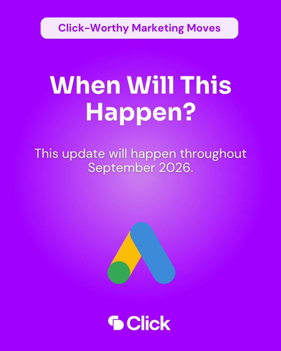 ClickDimensions's tweet image. 🚨 Google sunsetting legacy tools for AI Max in September 🚨
 
 Explore which tools will be sunset and when these changes are set to happen.
 
 Swipe for details
 
 #GoogleAds #MarTech #CWMM #clickworthymarketingmoves #paidads