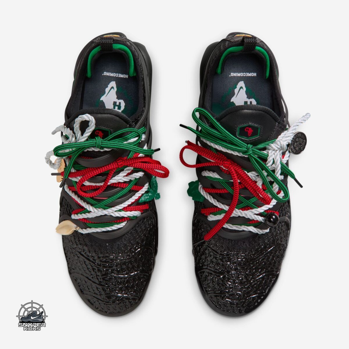 SnyperKicks's tweet image. Homecoming x Nike Air Max Plus "Pan African"
Colorway: Black/Court Green/University Red
Style Number: 
Release Date: April 25, 2026
Price: $190
#AirMax #PanAfrican #homecoming #nike