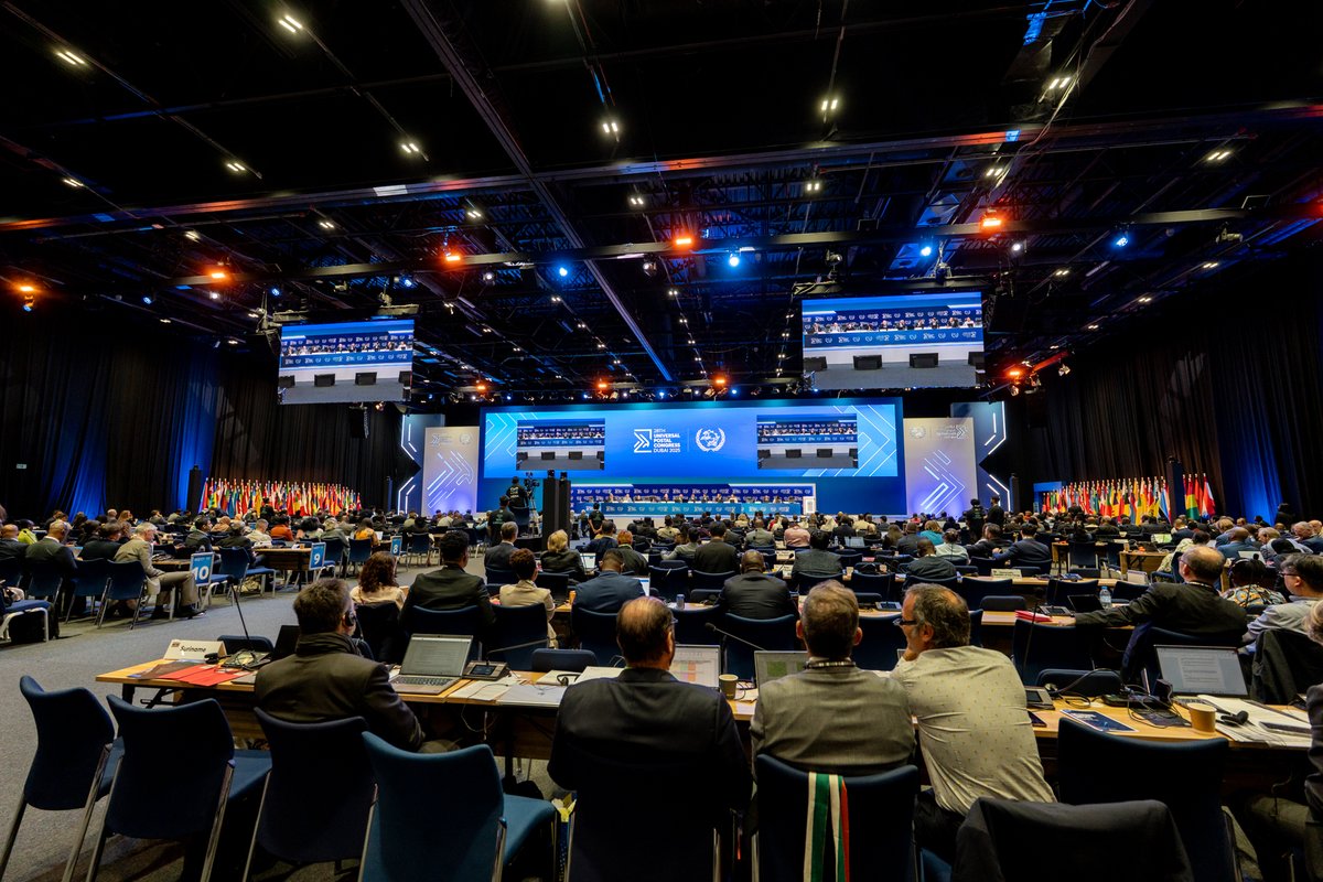 UPU_UN's tweet photo. 🌍International Delegate's Day

As we gear up for the spring sessions of the Postal Operations Council &amp; Council of Administration next week in Berne, UPU thanks all delegates for their tireless participation in UPU activities for over 150 years.

#DelegatesDay @UN https://t.co/vJlIHQI2dr