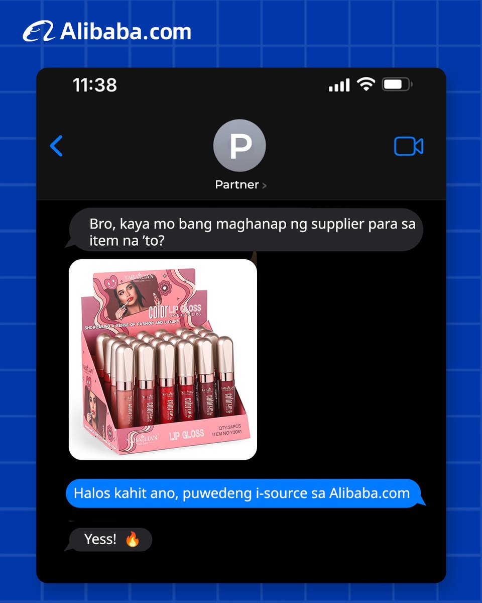 AlibabaSEA_'s tweet image. Akala mo mahirap humanap ng supplier? 🤔
Sa totoo lang, halos kahit ano puwedeng i-source sa Alibaba.com

Simulan mo na ang next business idea mo today 💡

#AlibabaPH #OnlineBusiness #SourcingTips #Negosyo