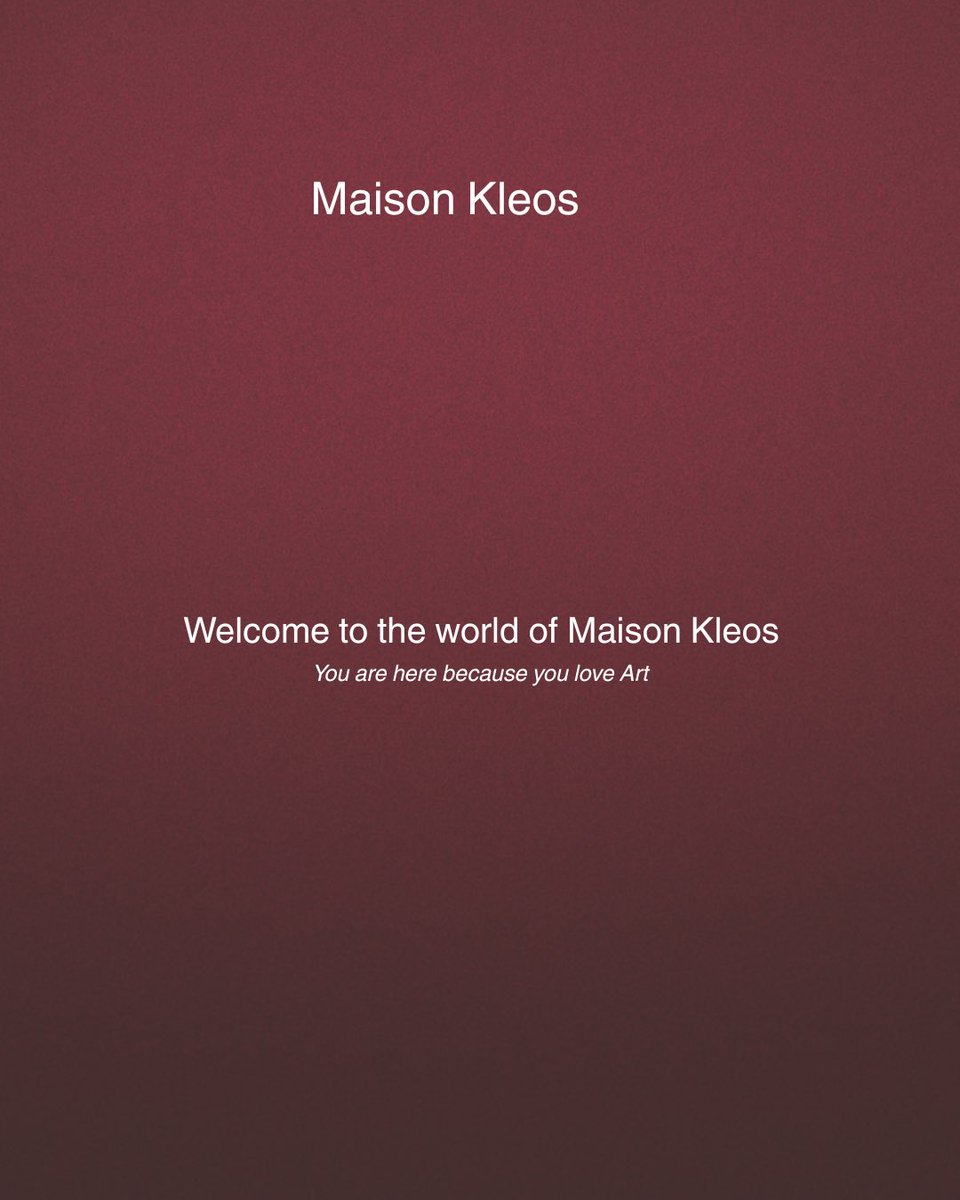 maison__kleos's tweet photo. From classics to culture 
Maison Kleos begins. https://t.co/y2fHgXIa3h