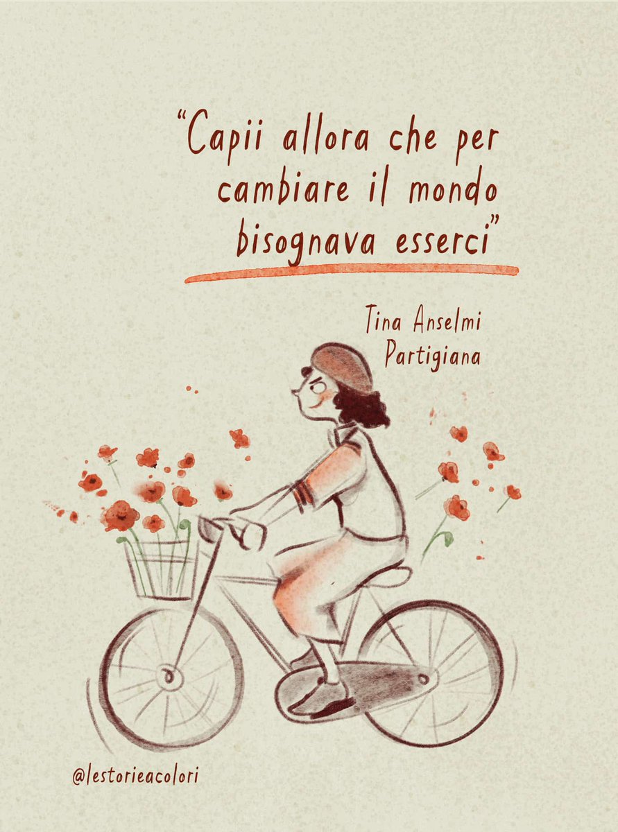 Il tratto bellissimo di Giulia Binali. 
Il #25aprile_è_antifascista