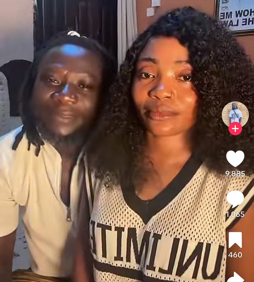 Rasta has a new woman. They have started doing couple contents. They did that couple question game and everything is Rastaman. 
Who apologizes first? Rastaman
Who said I love you first? Rastaman.
Man wey been wan use “ I am a traditional man” kpai Chiangel😩