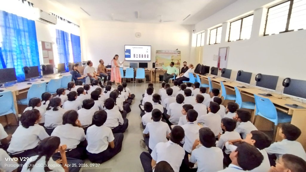 CscJunagadh's tweet image. Today we celebrated #WorldIPDay at JNV school 
We conducted a seminar on #ipr,#patent,#copyright,#GItag,#trademark &amp;amp; #design.
We also done #activities like
Create Your Own #Brand
Copy or Original? Game
#Design Your Own #PatentCertificate
to make it #interactive &amp;amp; interesting