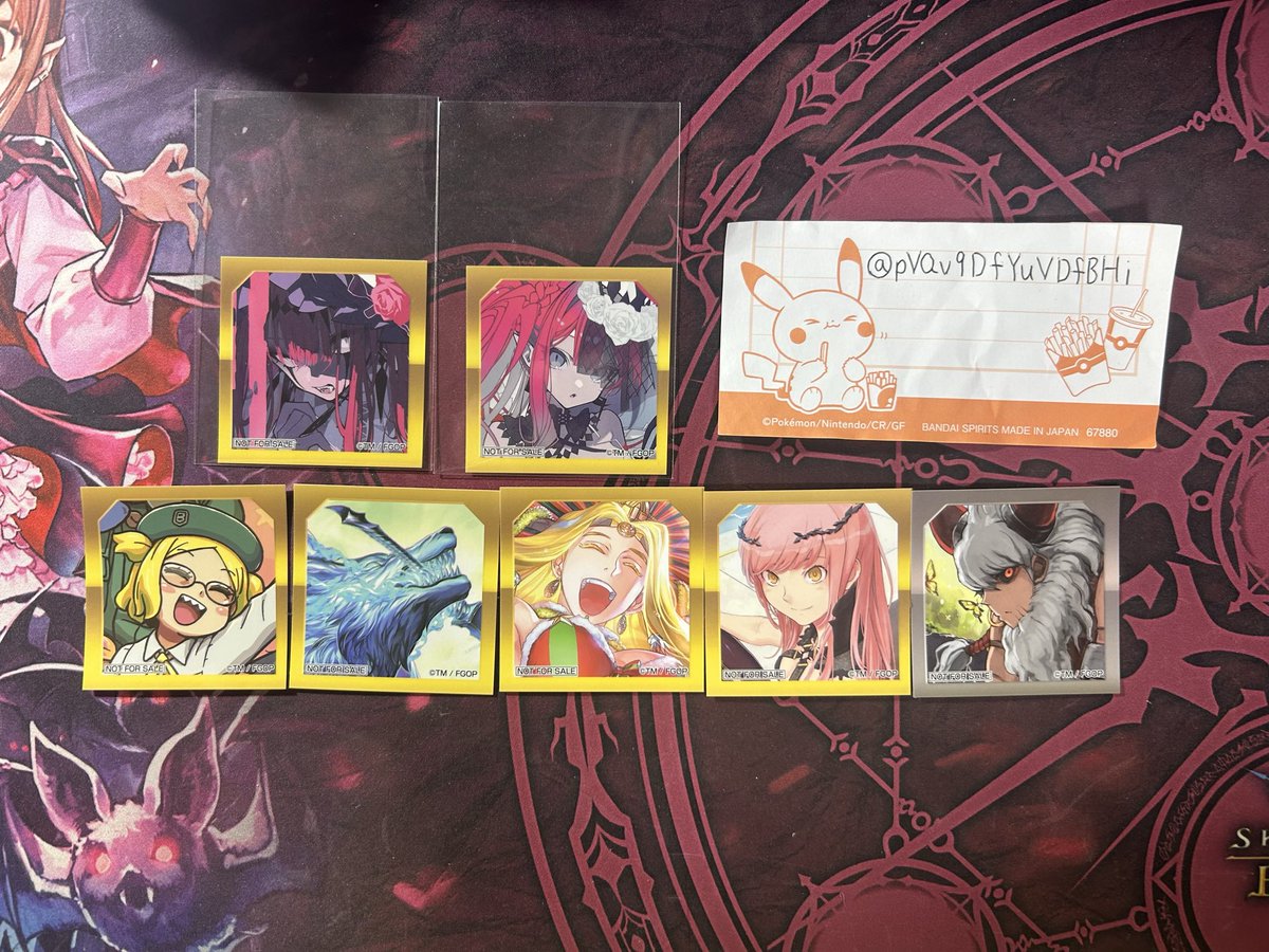 交換】FGO 最終再臨展 入場特典ステッカー 求)同種オルガマリー 譲