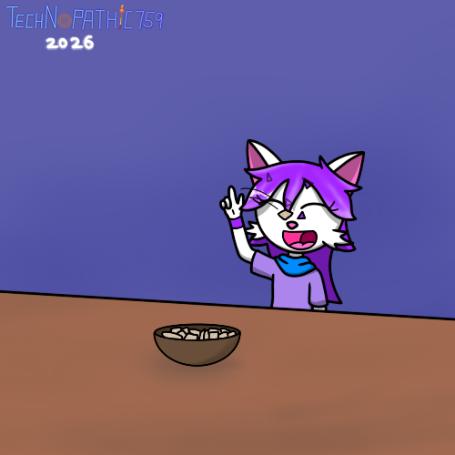 Technopathic759's tweet image. (2/2)
They're called "the original jawbreakers" for a reason

#anthro #oc #ocart #magecat #comic #hardtack #rum