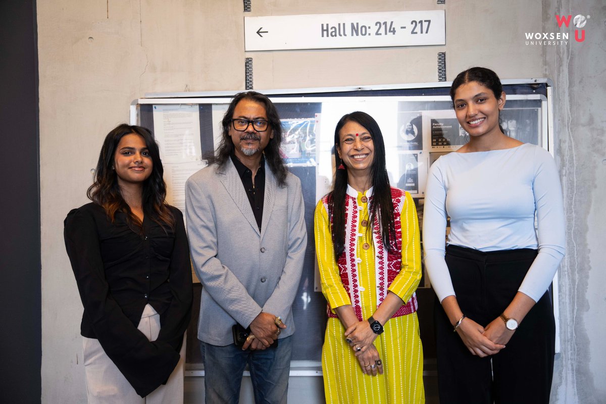 Woxsen's tweet image. Exploring the future of design education at Woxsen University

SOAD hosted an AI in Design session by Kaustav Sengupta under Polaris—bringing faculty &amp;amp; students together to rethink creativity, pedagogy &amp;amp; practice.

#WoxsenUniversity #AIinDesign #FacultyDevelopment