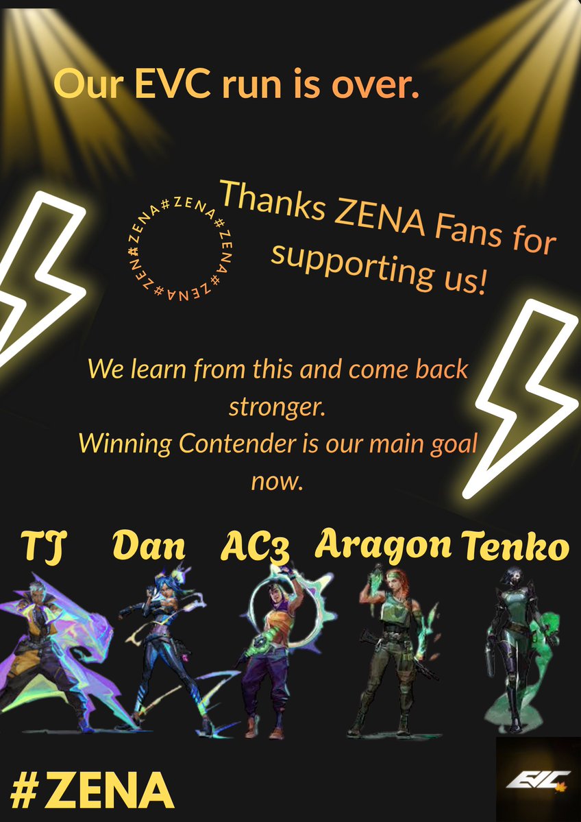 Zena Esports Valorant tweet media