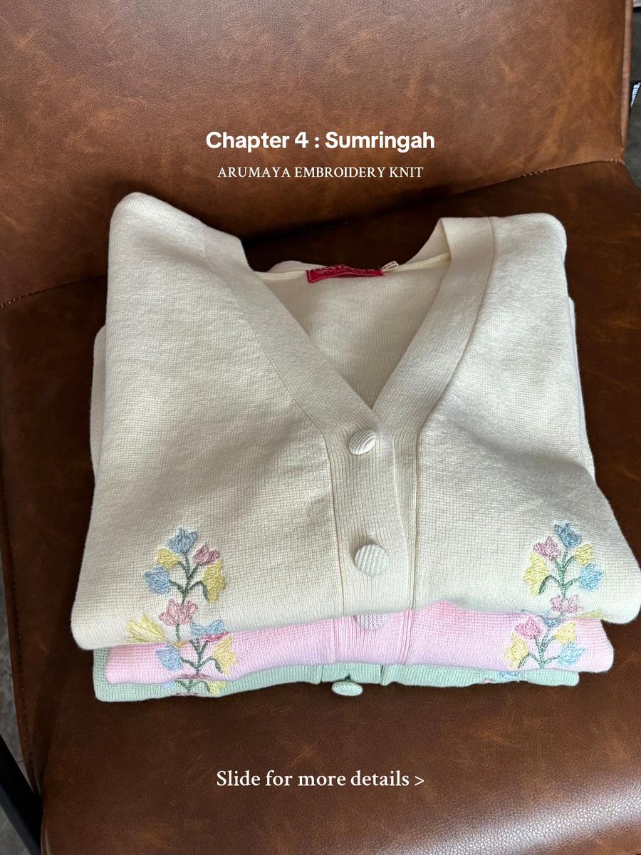 estheticalism's tweet photo. NGGAK BISA aku skip gitu aja, ini cakep bangett 😭
Liat deh detail bordirnya, halus banget + warnanya lembut semua 💓 https://t.co/iXFHCD5UpX