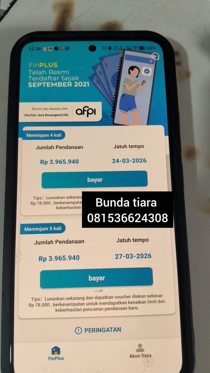 Bundatiara011's tweet image. Stop Gali tutup pinjol 
Jika sudah ga kuat lagi 
Keluar dari lingkaran PINJOL 
Galbay dengan amn jalan terbaik 
#pinjol #korbanpinjol
#solusipinjol 
#pinjamanonline