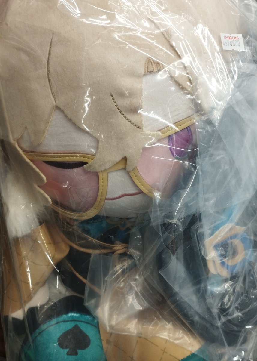 崩壊スターレイル　一番くじ　B賞　POTEPOTTEぬいぐるみ　アベンチュリン 20250822starrailc.jpg