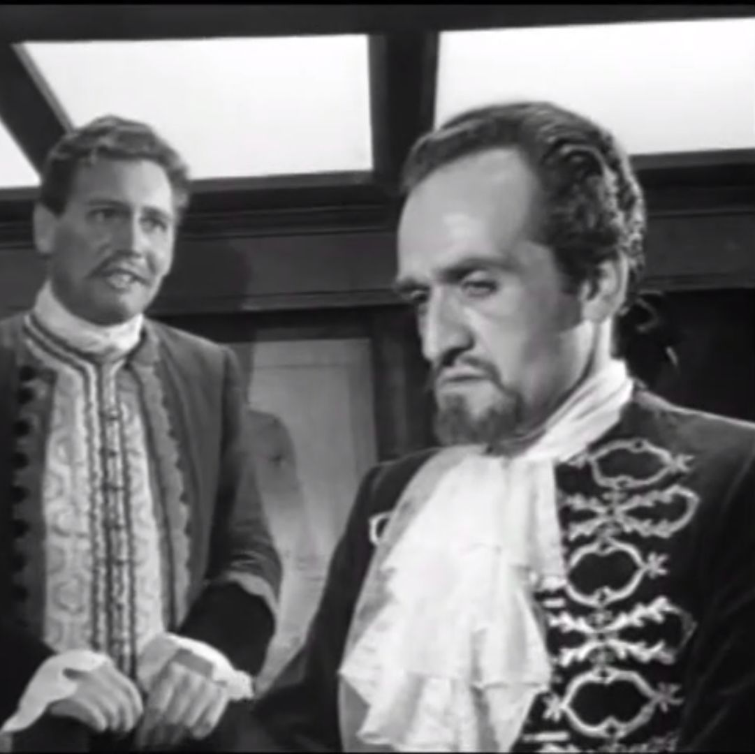 TalkingPicsTV's tweet image. Swashbucklin' seafaring adventures with #RobertShaw in 
🏴‍☠️ THE BUCCANEERS (1957) 11am 'Dangerous Cargo' #TPTVsubtitles Featuring #RogerDelgado