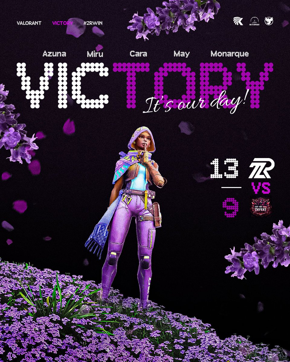 2R_Esport's tweet photo. On a toujours les cartes en main ! 🃏
Victoire face à #CTRLALTDEFEAT
Le 3ᵉ match commence bientôt. 🤍💜 https://t.co/CTXS2dqFTQ