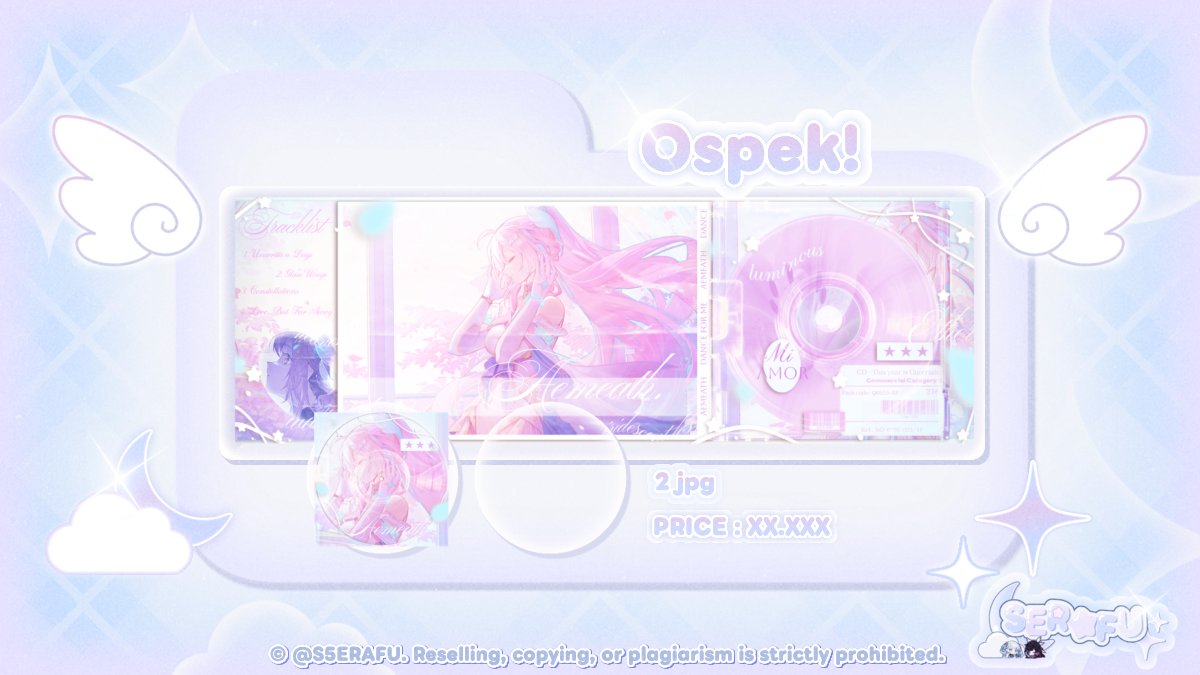 ☾ ⋆.˚ 𝙨𝙚𝙧𝙖𝙛𝙪. OSPEK 📌 tweet media