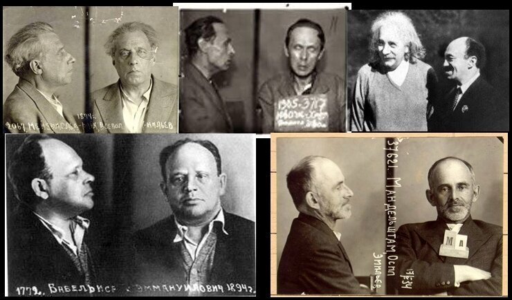 RT by @mikenov: Всеволод Меерхольд, Даниил Хармс, Соломон Михоэлс, Исаак Бабель, Осип Мандельштам. Все они были репрессированы (расстреляны, убиты или погибли в советских лагерях), а впоследствии признаны великими представителями русской культуры. pic.