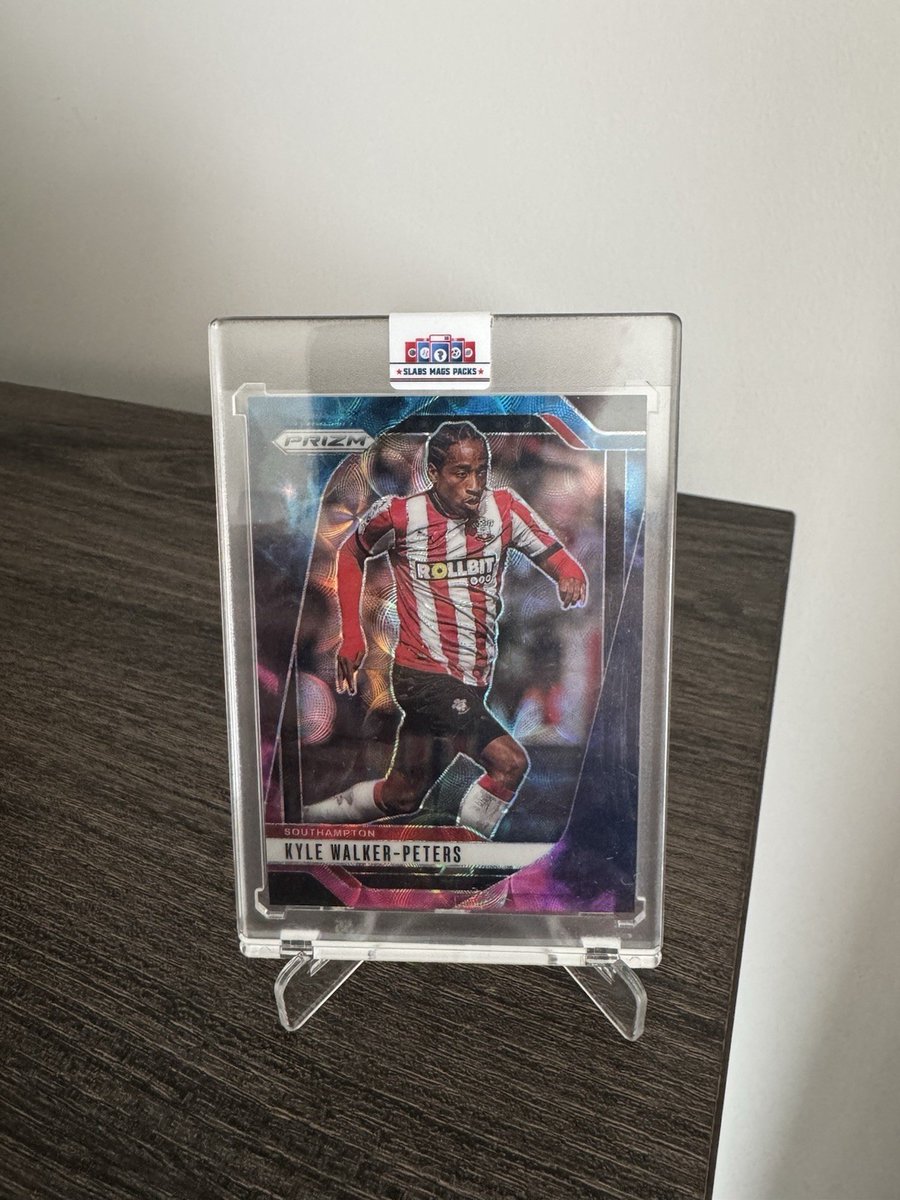 SaintsCollecti's tweet photo. 2024-25 Panini Prizm Premier League Kyle Walker-Peters Prizm 1/1 Southampton

£86.08 currently

2 bids

Ends Wed 29th Apr @ 12:43pm

https://t.co/Gmk21G5HBk

#ad #saints #saintsfc https://t.co/IuB6TmRNpg