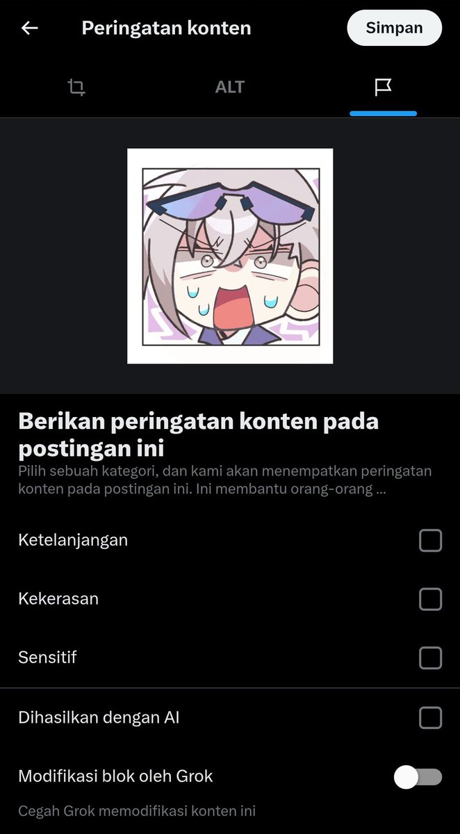 [ Tutorial ngeblok Gr0k ] 

For illustrator atau kalian yg hobi post selfie, selca, foto irl, dsb 

Aku tulis jg disini ya, kali aja ada yg blm tau. Jd kalian bs loh, block gr0k lewat web/desktop dgn tutorial di bawah. Pict ke 2 terbawah, geser ke kanan.