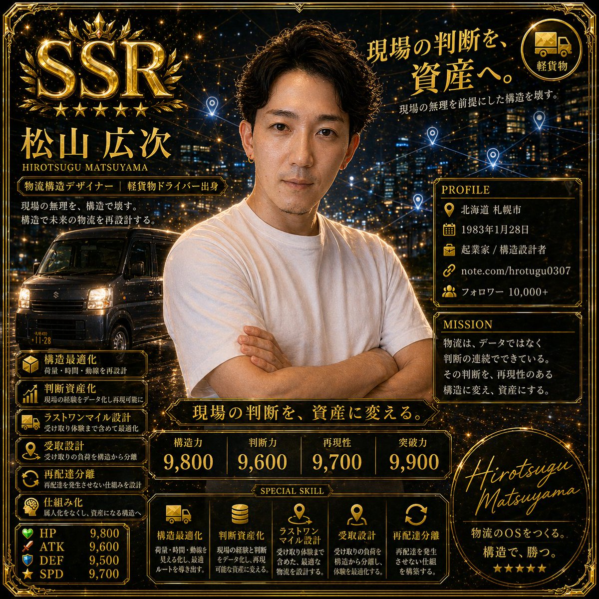 松山 広次｜物流構造デザイナー tweet media