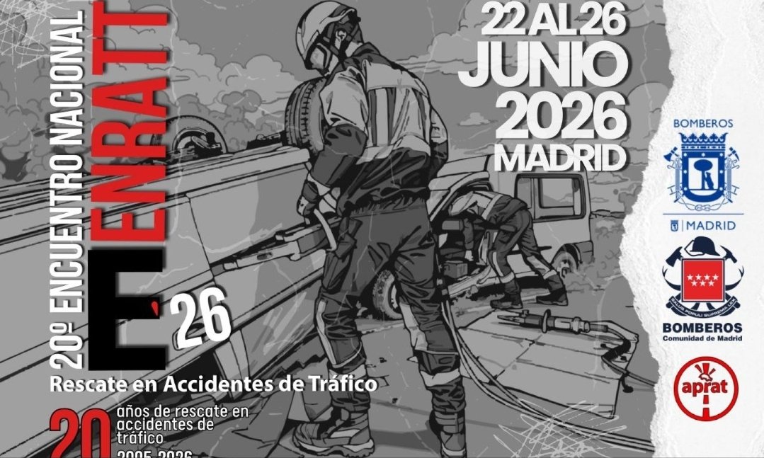 VctorManueFdez's tweet image. ➡️ #Madrid se prepara para uno de los eventos más potentes del año en #emergencias. En menos de dos meses llega el Encuentro Nacional de Rescate en Accidentes de Tráfico y Trauma #ENRATT26. Precisión, trabajo en equipo y aprendizaje continuo. #Bomberos