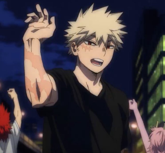 killingkatsuki's tweet photo. animating him smiling in this scene to make it less gay yearner core 😭😭😭 https://t.co/TYkSKA4i3N
