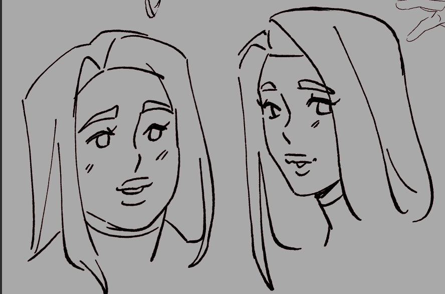 bocetos de estudio de la atom eve