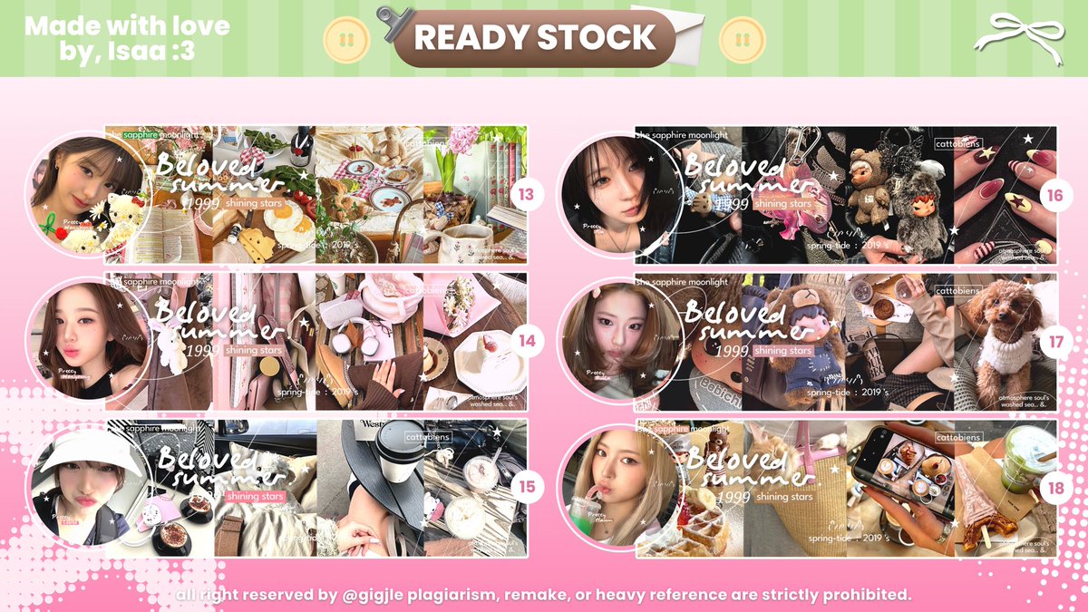 isapaage's tweet photo. mari jajann layout ready stock moodie deco GG &amp; BG kaa :3 cek pinned @gigjle nyakk 😋🍡

#zonauang https://t.co/19UjijjRsk