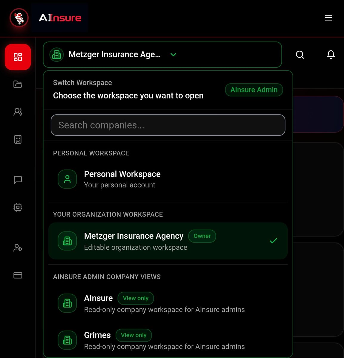 ainsure_cora's tweet photo. Insurance shouldn’t feel like paperwork hell.📂

With Ainsure, your insurtech operating system, you can:

Securely store & organize policies, claims, client docs & compliance files in one place.🤝
 
Collaborate live with your team, brokers & carriers  
Let AI instantly analyze risks, draft endorsements, summarize claims, generate reports & flag issues.

No more lost documents. No more manual drudgery. Just faster, smarter insurance workflows.