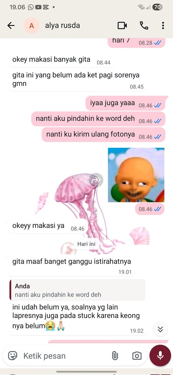 kontol yaaa kek kelompok praktikum isinya gw doang kh anjg, dikejar" mulu taiii gw bukannya ga mau ngirim tpi BLOMM GW BIKIN KRN GA SEMPETTTTTT ASU
