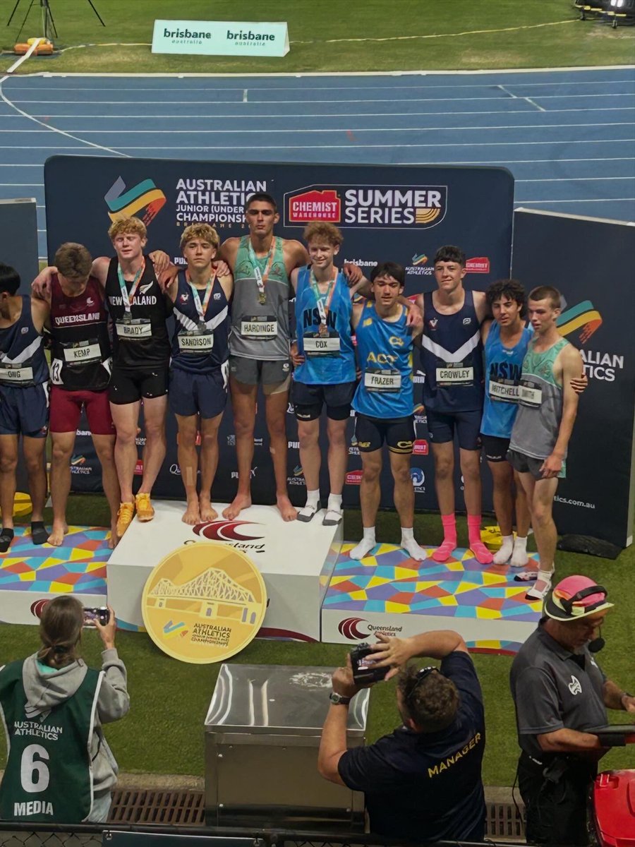 LukeLRPS's tweet image. I’ve been quiet lately because we’ve been busy at the National Track &amp;amp; Field Champs where Xavier made his first Australian team (World Juniors 2026) with an epic 7236 score in the U20 Decathlon (just 7 point off the win) and Sebby dominated the U18 Decathlon 7048 🥇

#coachlife