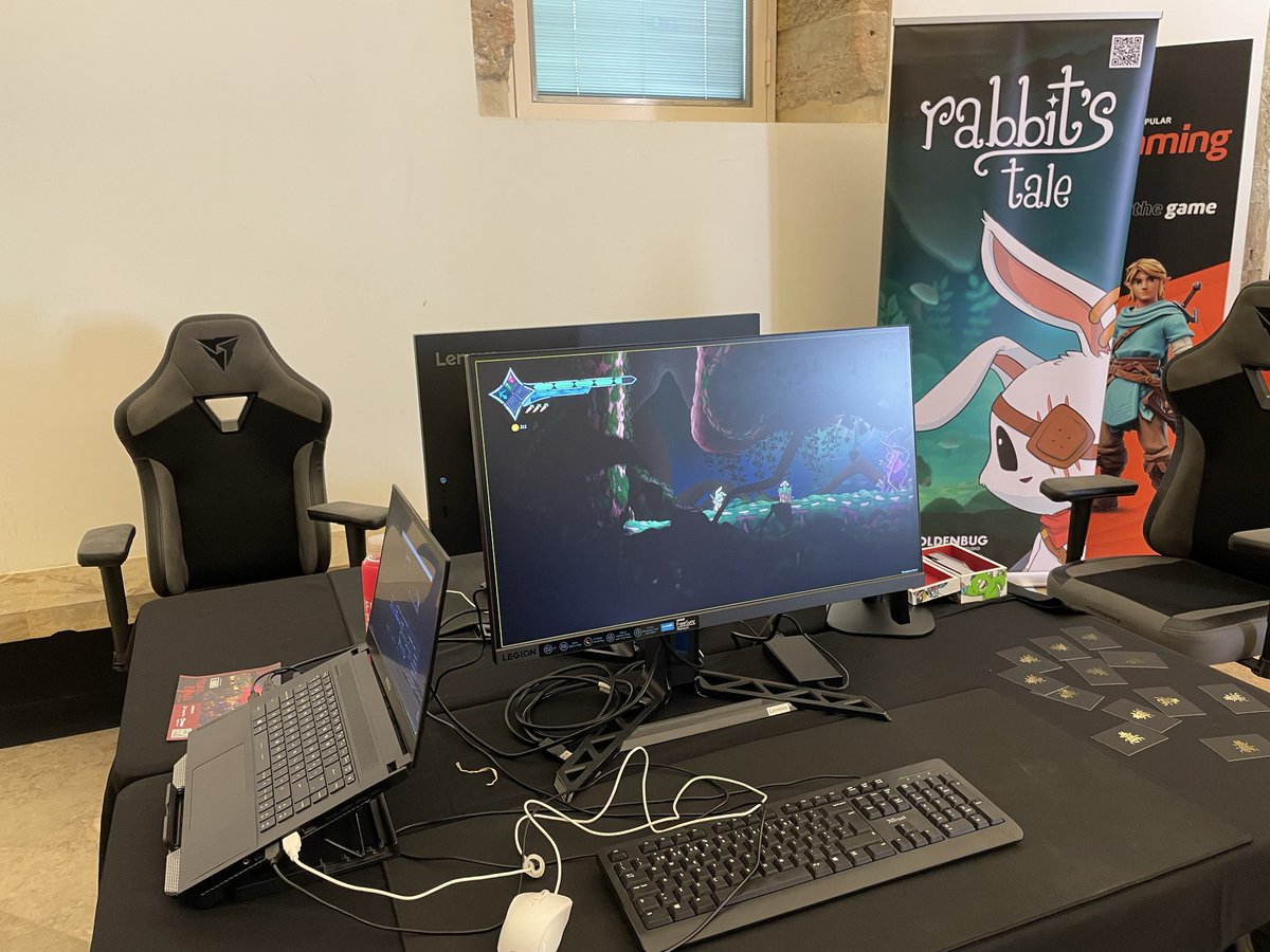 GoldenBugStudio's tweet image. We are at Coimbra BD!

Come and join us to test Rabbit’s Tale! 

#coimbra #playtest #indiedev #gamedev