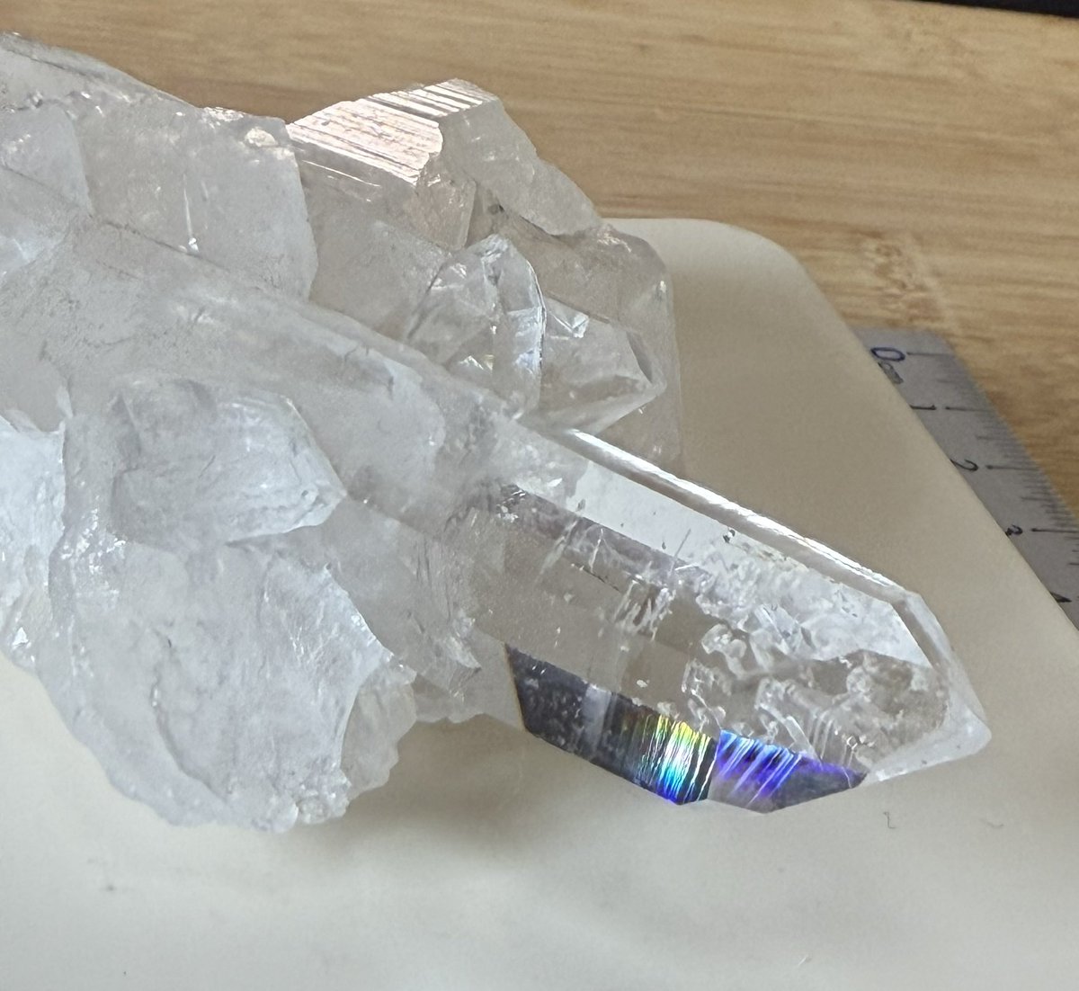 ヒマラヤ産レムリアンシード 虹🌈🌈🌈虹入り〜ヒャッホー ჱ̒ ｰ̀֊ｰ́