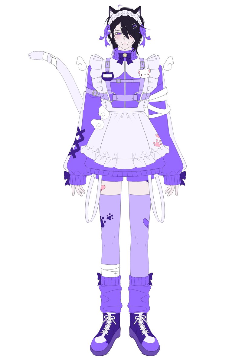 RT🖤}이 친구 영혼 구합니다!

파츠분리된 일러로 작업할 예정입니다.

사용범위는 방송용 입니다.

디자인-30.0 
파츠분리 일러스트-80.0

자세한 문의는 DM주세요!

#vtuber #Live2D依頼 #有償依頼 #Live2D #버츄얼