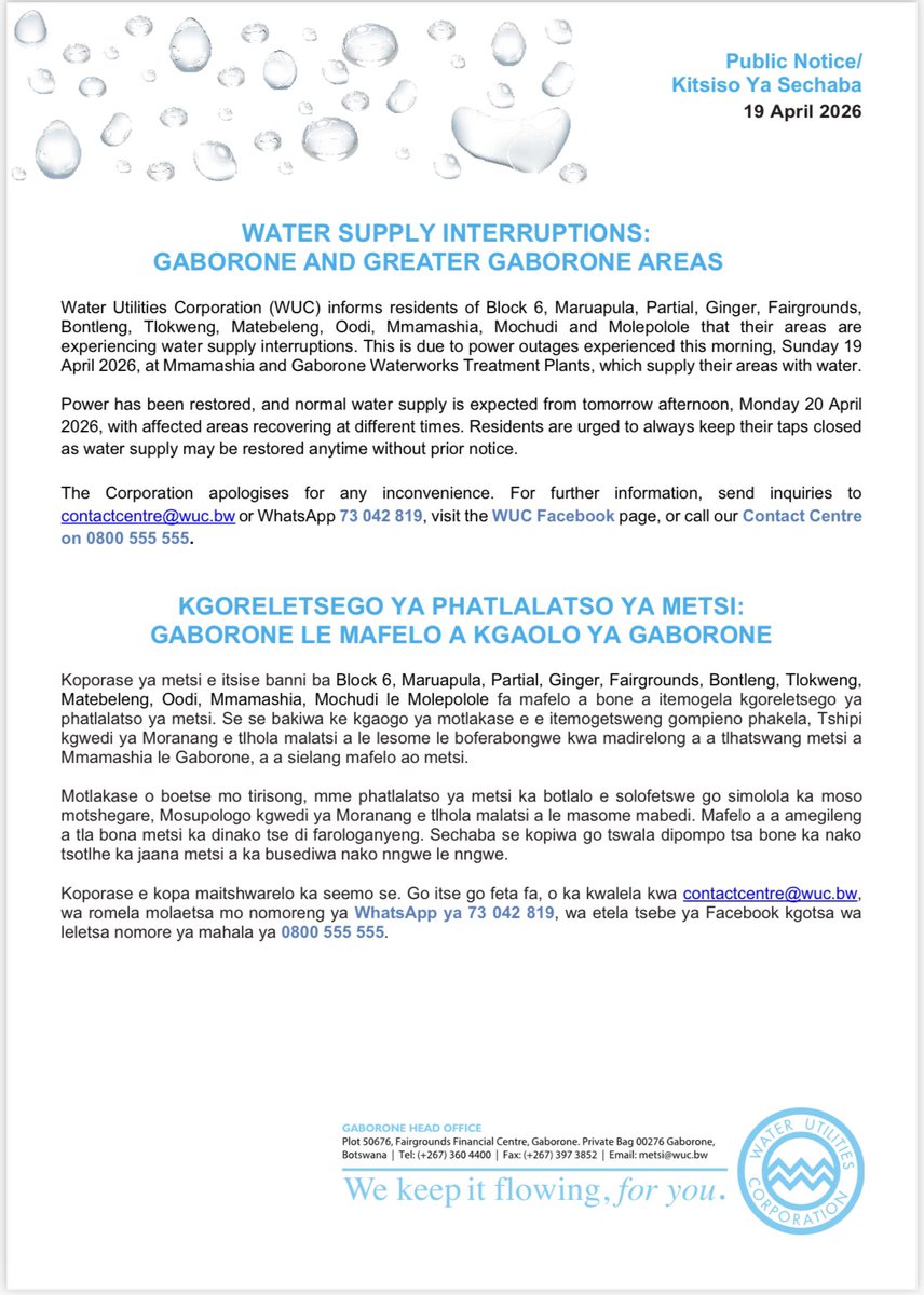 Water Utilities Corporation tweet media