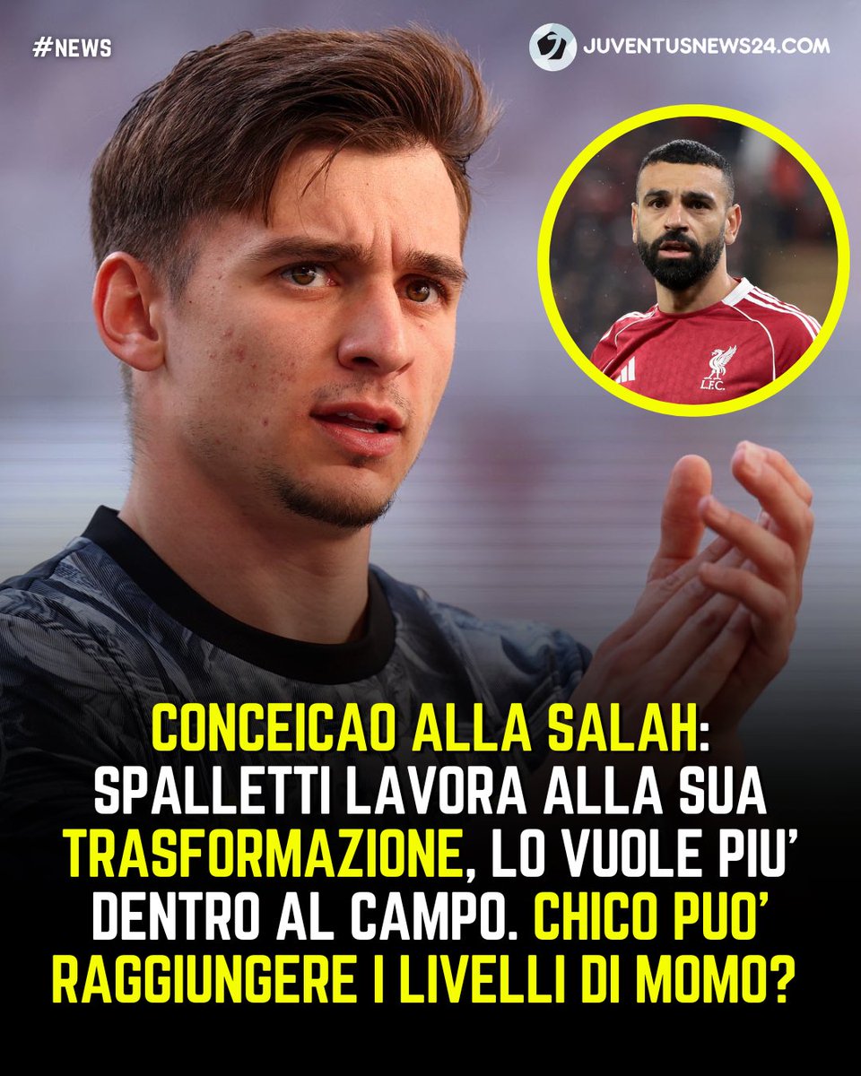 junews24com's tweet image. 🔥 #Conceicao alla #Salah

🔝 #Spalletti sta lavorando alla trasformazione del portoghese, lo vuole più dentro al campo e incisivo. Può raggiungere i livelli dell’egiziano?

📲 L’ARTICOLO DI JUVENTUSNEWS24.COM LO TROVI NEL PRIMO COMMENTO