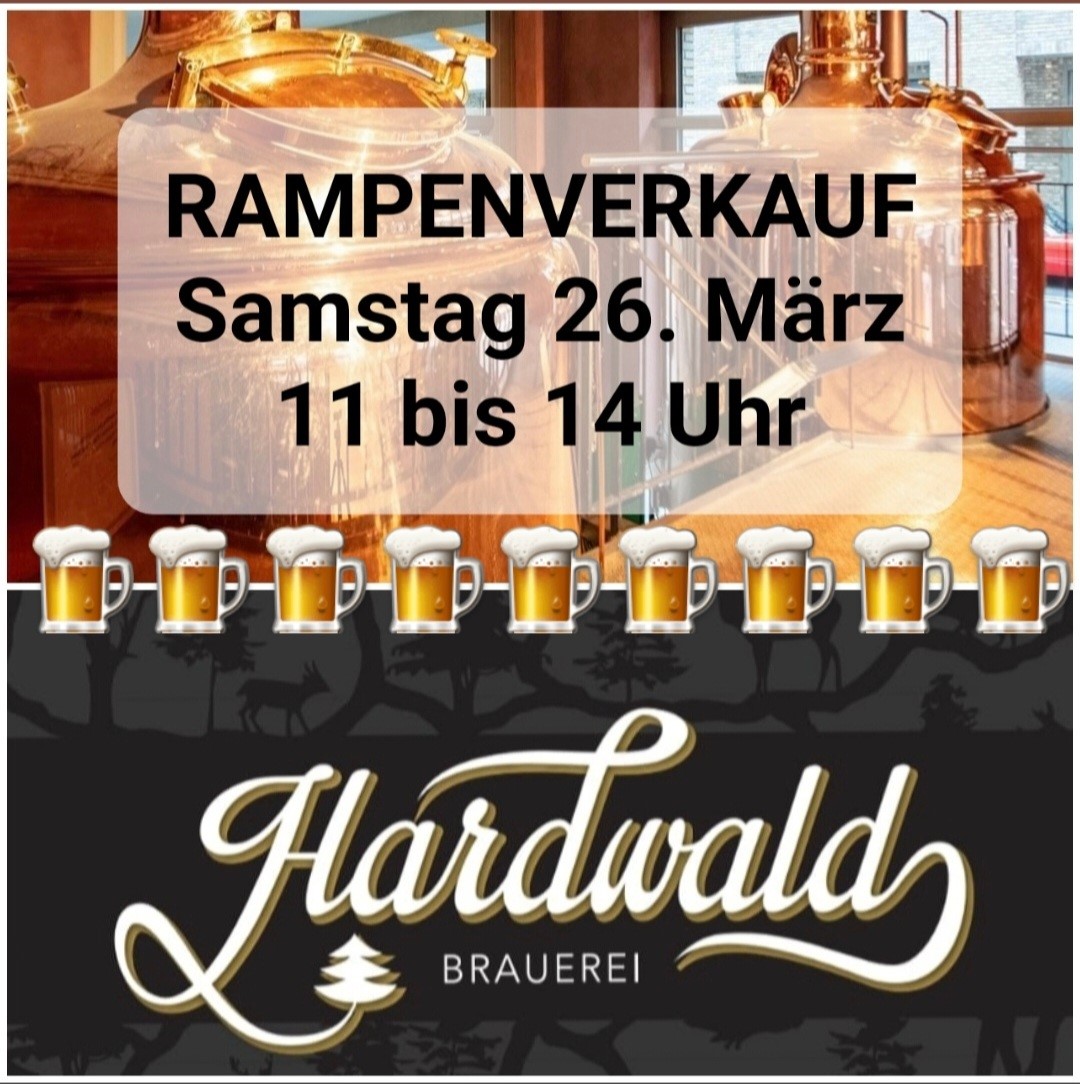 hardwald_bier's tweet photo. Rampenverkauf am Samstag, 25. April 2026 - https://t.co/rZeqlYG2pA https://t.co/iVdYWXDsht