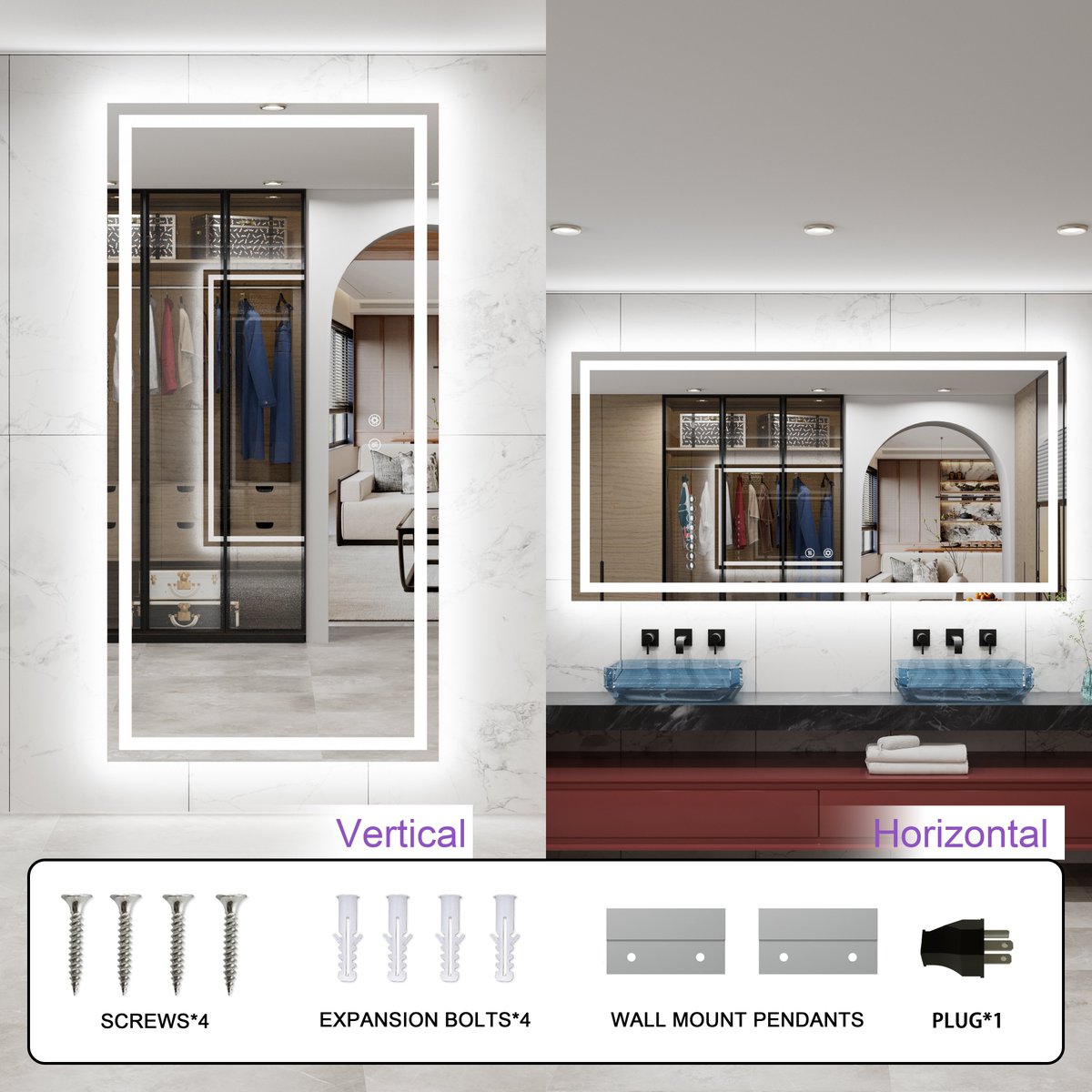 JSneijder2024's tweet image. 🪞 Frameless front &amp;amp; backlit – sleek &amp;amp; bright!
❄️ Anti-fog control for crystal-clear views!
🔆 Stepless dimmable (10%-100%) – customize your glow!
Elevate your space! ✨
#BathroomInspo #LightedMirror
amazon.com/dp/B0G3V2W85R?…