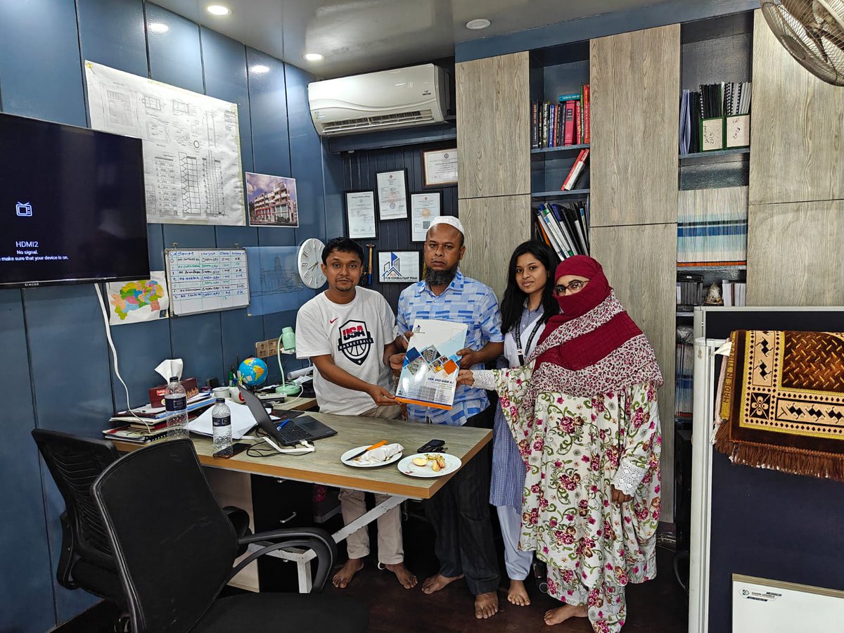 FirmPjs6170's tweet image. PJS Consultant Firm-এর পক্ষ থেকে আমাদের সম্মানিত ক্লায়েন্ট Md. Nozrul Islam-কে অভিনন্দন 
 Level-5, Unit-A-তে সফলভাবে ফ্ল্যাট বুকিং সম্পন্ন করেছেন।
আপনার আস্থাই আমাদের অনুপ্রেরণা 🏢#PJSConsultantFirm #FlatBooking #HappyClient #DreamHome #RealEstateBangladesh